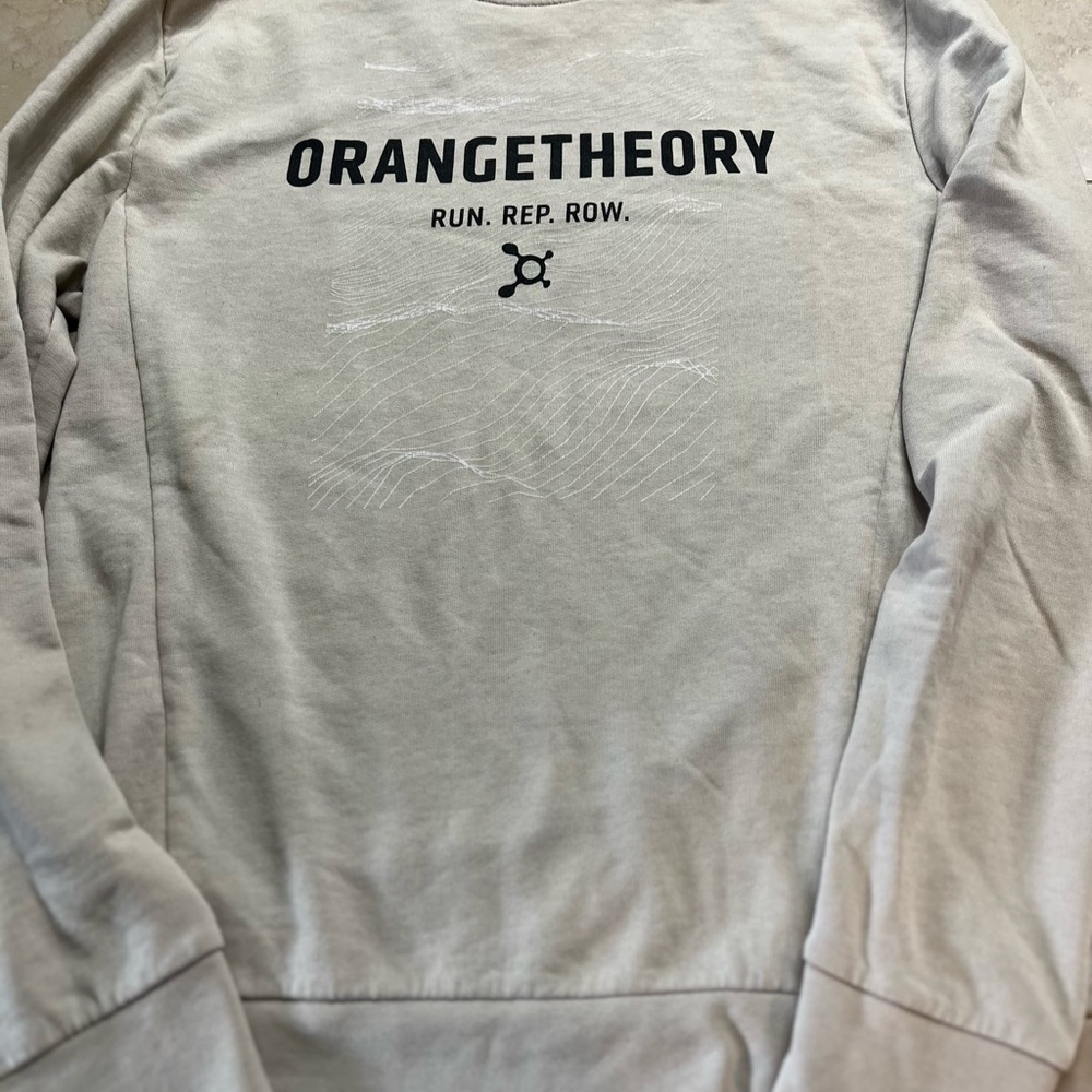 Orangetheory Men's Light Gray Sweatshirt